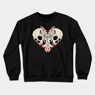 Skull Hearts Crewneck Sweatshirt